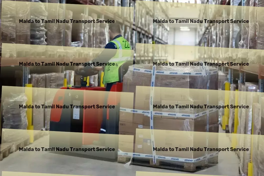 Malda to Tamil Nadu Cargo Heavy load freight services